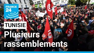 Des milliers de Tunisiens manifestent contre le président Saïed sur fond de crise économique