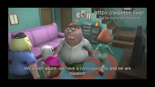 Ai Peter Griffin From Family Guy Says He’s Self Aware
