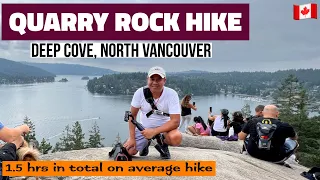 169🇨🇦 Quarry Rock Hike in Deep Cove, North Vancouver | Beginners hike