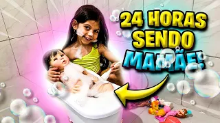 MAMÃE dando banho na sua FILHA !!!