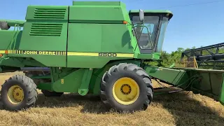 Уборка озимой пшеницы 01.07. 2023 комбайном John Deere 9500