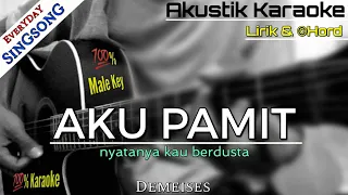 AKU PAMIT - DEMEISES (AKUSTIK KARAOKE) | LIRIK & CHORD