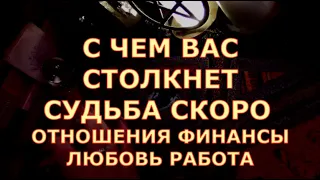 С КЕМ И С ЧЕМ ВАС СТОЛКНЕТ СУДЬБА СКОРО деньги любовь работа отношения #таросегодня#тароонлайн