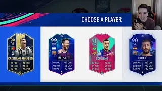 DRAFT CU RONALDO TOTY 99 SI LIONEL MESSI 99 UCL !!! FIFA 19 ROMANIA !!!