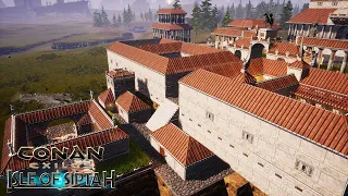 HOW TO BUILD A ARGOSSEAN CITY #4 - UPPER RESIDENTIAL DISTRICT [SPEED BUILD] - CONAN EXILES