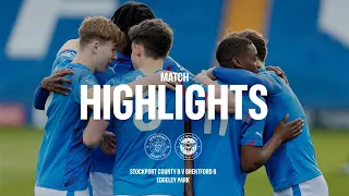 Stockport County B Vs Brentford FC B - Match Highlights - 23.04.24