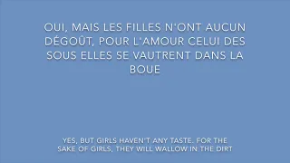 Les Filles N’ont Aucun Dégoût (English/French subtitles)