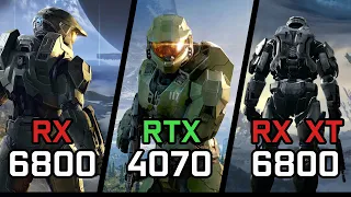 RX 6800 vs RTX 4070 vs RX 6800 XT test in 10 Games