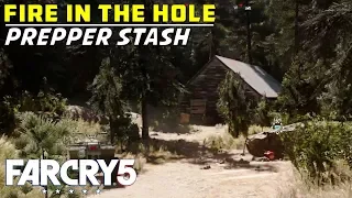 Fire in the Hole | Prepper Stash Location & Solution | Under Caves Wellington Residence | Far Cry 5