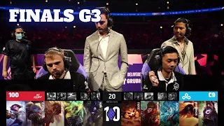 C9 vs 100 - Game 3 | Grand Finals S12 LCS Summer 2022 | Cloud 9 vs 100 Thieves G3