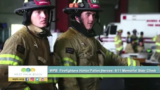 WPB Firefighters Remember Fallen Heroes During 9/11 Memorial Stair Climb