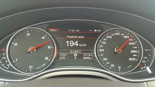 AUDI A6 C7 3.0TDI quattro acceleration