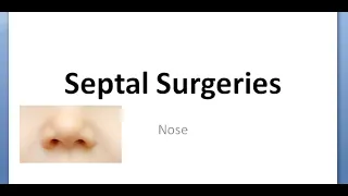 ENT Septal Surgeries SMR Septoplasty difference Deviated Nasal Septum Nose Sub Mucous Resection DNS