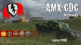 World of Tanks Blitz Replays - AMX CDC at Normandy w/ UniCue [PINK]