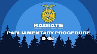 Parliamentary Procedure LDE Finals - 96th Georgia FFA State Convention