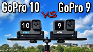 GoPro Hero 10 vs GoPro Hero 9 - Camera Comparison!