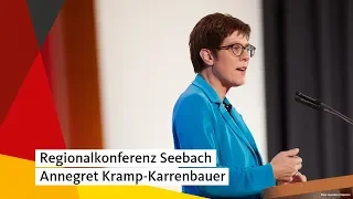 Regionalkonferenz Seebach: Annegret Kramp-Karrenbauer