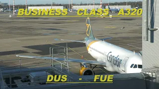 CONDOR Business Class A320 Dusseldorf - Fuerteventura