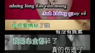 Karaoke Ngỡ tình phôi phai - Song ngữ