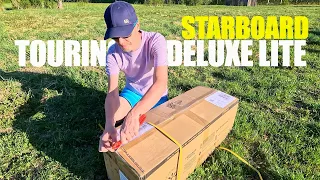 First paddle, test & unboxing of Starboard Touring Deluxe Lite Inflatable 2024 SUP Paddle Board.
