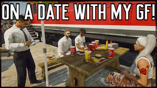 On A Date With My GF...  AND THE WHOLE GANG! | GTA RP | HoodRich RP