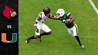 Louisville vs. Miami Football Highlights (2019-20)