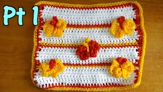 Butterfly Stitch Crochet Tutorial Part 1 - Learn How To Crochet