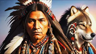 Música Chamánica De Los Nativos Americanos Apaches | Hermosa Flauta Sensual + Canción De Lobo