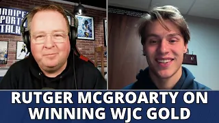 Rutger McGroarty on Winning Gold at the 2024 World Junior Hockey Championship