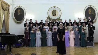 Смешанный хор ВМКР , руководитель Ирина Лещева . Новогодний концерт,часть 1.