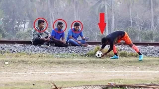 FOOTBALL SCARY  PRANK - BEST FOOTBALL PRANK in PUBLIC Part 2!