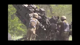 M-777 in action by Ukrainian Armed forces.