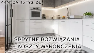 Dwupokojowe mieszkanie dla rodziny - 44m² wykończone za 115 tys. zł | HOME TOUR