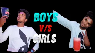 Boys V/S Girls , While Drinking Juice ||#trendingtheeviravadhi