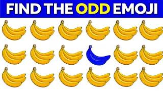 Find the ODD One Out - Fruit Edition 🥦🍄🍎🍓  -  20 sec Easy, Medium, Hard, Extreme, Impossible