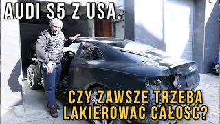 cz2 Audi S5 z USA. Czy zawsze trzeba lakierować całość?