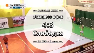 Обзор матча - Экспресс офис 4:3 Слободка - 21 тур Вышка ЛЛФ