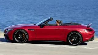 2022 Mercedes-AMG SL 63 4MATIC+ R232 | Driving, V8 Exhaust Sound, Exterior and Interior