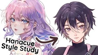 How To Draw Like Hanacue - Art Style Study