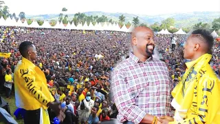 Jose Chameleon Gives money to Gen. muhoozi Kainerugaba & Sings Happy Birthday for him at Kabale