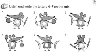 Year 1 Unit 4 Workbook Page 47 Listen and Write the answer