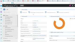 Регистрация хостинга и домена на хостинге Макхост, обзор Новой панели управления mchost.ru