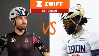 (ZWIFT LIVE!) Vegan Cyclist vs LEGION (ZWIFT CRIT RACE)