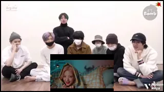 Bts reaction to @ITZY 'Cake'_-_mv