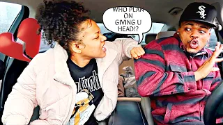 ASKING ANOTHER GIRL FOR TOP THEN LEAVING THE CAR!!(She Flips)