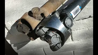 Jeep Cherokee XJ 1996 Front Driveshaft Noise Diagnosis and Replacement