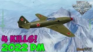 World of Warplanes | Mikoyan Gurevich I-220 | 4 KILLS | 2022 Damage - Replay Gameplay