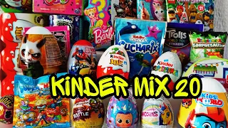 KINDER MIX 20. 🎂 1000 подписчиков 🎂 Мега Распаковка Сюрпризов