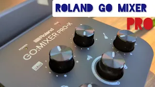 Roland go Mixer pro-x - Registrare un pianoforte , chitarra basso e voce