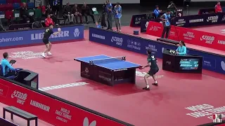 TIMO BOLL DESTROYING ZHOU QIHAO FOR 1 MINUTE STRAIGHT!